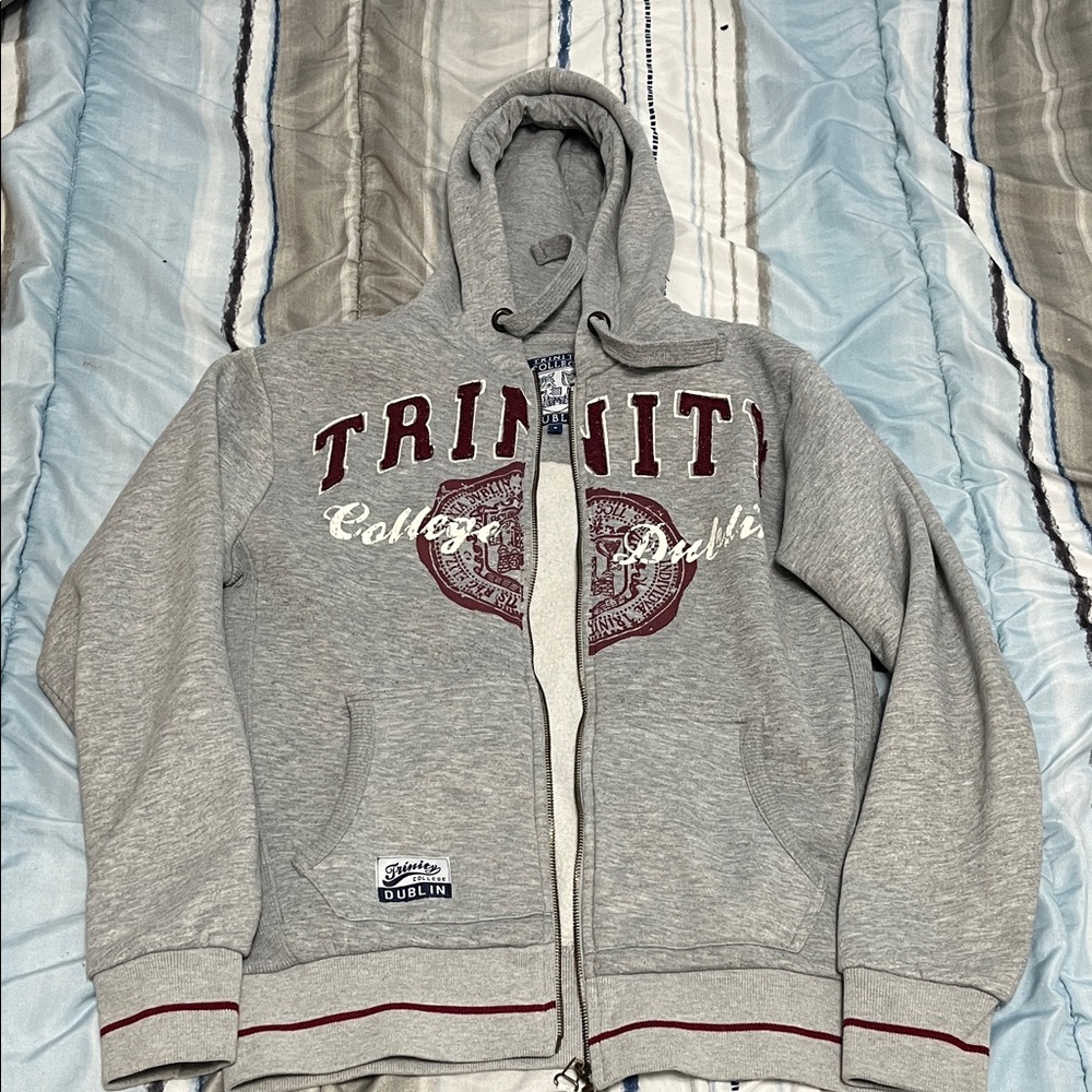 Gray Trinity College Dublin Hoodie